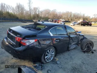 2016 Infiniti Q50 2.0t Premium with VIN JN1CV7AR3GM253517, listed as a Copart auction lot 49679935 with 100,160 mi miles and Salvage Title. Bid and sale history available at carsss.com. Image 3.