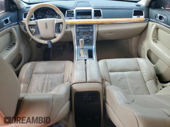 2010 Lincoln MKS with VIN 1LNHL9DR0AG615403, listed as a Copart auction lot 55128235 with 168,209 mi miles and Clean Title. Bid and sale history available at DreamBid. Image 8.