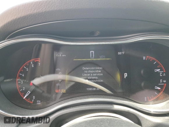 2017 Dodge Durango Citadel with VIN 1C4RDJEGXHC659835, listed as a Copart auction lot 61810635 with 108,538 mi miles and Salvage title. Bid and sale history available at DreamBid. Image 9.