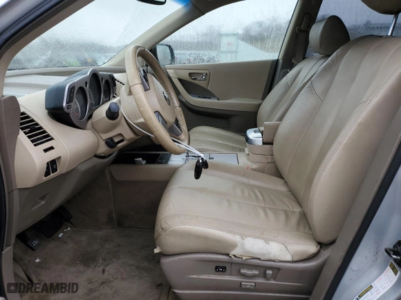 2006 Nissan Murano SE with VIN JN8AZ08W16W510354, listed as a Copart auction lot 81527184 with 202,834 mi miles and Clean Title. Bid and sale history available at carsss.com. Image 7.