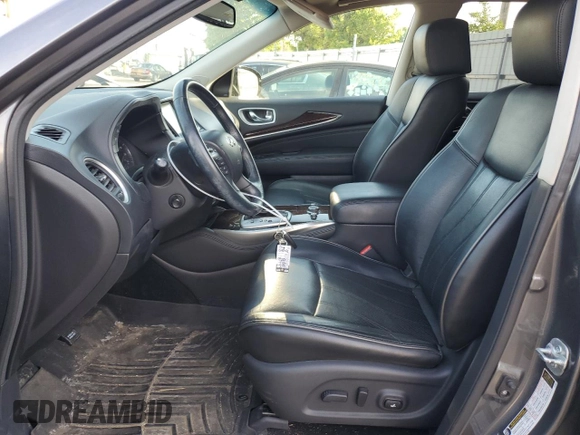 2015 Infiniti QX60 with VIN 5N1AL0MM3FC504280, listed as a Copart auction lot 56704915 with 44,094 mi miles and Salvage title. Bid and sale history available at DreamBid. Image 7.