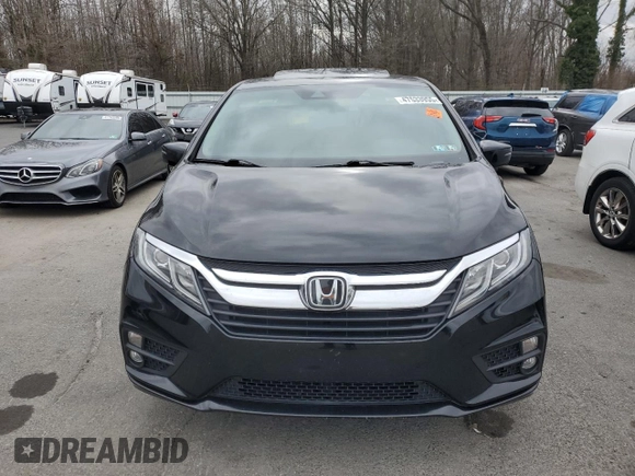 2020 Honda Odyssey EX-L with VIN 5FNRL6H73LB027654, listed as a Copart auction lot 47533955 with Not Provided miles and Salvage Title. Bid and sale history available at carsss.com. Image 5.