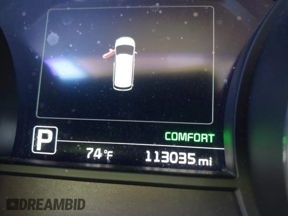 2015 Kia Sedona SX-L with VIN KNDME5C16F6039671, listed as a IAAI auction lot 41736237 with 113,035 mi miles and . Bid and sale history available at DreamBid. Image 15.