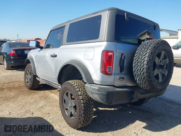 2024 Ford Bronco Black Diamond with VIN 1FMDE1AH6RLA22976, listed as a IAAI auction lot 41203210 with 13,307 mi miles. Bid and sale history available at carsss.com. Image 3.