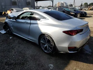 2017 Infiniti Q60 Sport with VIN JN1EV7EK1HM360220, listed as a Copart auction lot 45929095 with 28,612 mi miles and Salvage title. Bid and sale history available at DreamBid. Image 2.