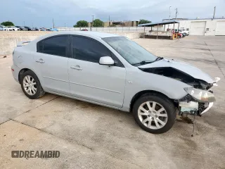 2008 Mazda 3 i Touring with VIN JM1BK32F981867456, listed as a Copart auction lot 54447665 with 137,246 mi miles and Salvage Title. Bid and sale history available at DreamBid. Image 4.