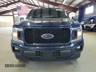 2018 Ford F-150 XL with VIN 1FTEW1E54JFC75495, listed as a Copart auction lot 55773705 with 156,324 mi miles and Clean Title. Bid and sale history available at DreamBid. Image 5.
