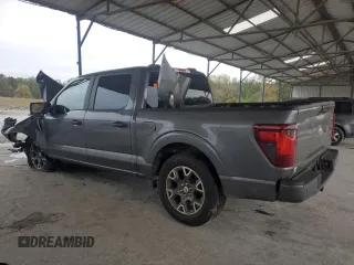 2024 Ford F-150 STX with VIN 1FTEW2KP8RKE37496, listed as a Copart auction lot 80520044 with 1,780 mi miles and Salvage Title. Bid and sale history available at carsss.com. Image 2.