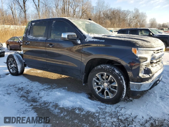 2024 Chevrolet Silverado 1500 LT with VIN 1GCPDKEK5RZ157847, listed as a Copart auction lot 83066704 with 17,712 mi miles and Clean Title. Bid and sale history available at DreamBid. Image 4.
