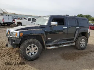 2008 Hummer H3 SUV Luxury with VIN 5GTEN43E988197052, listed as a Copart auction lot 73338734 with 142,696 mi miles and Clean Title. Bid and sale history available at carsss.com. Image 1.