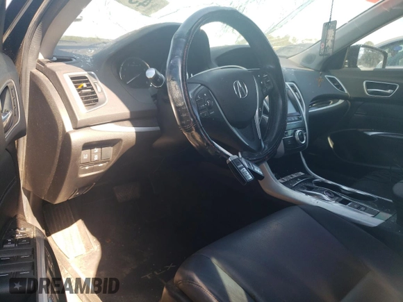 2020 Acura TLX with VIN 19UUB2F34LA000303, listed as a Copart auction lot 43458455 with 48,994 mi miles and Salvage Title. Bid and sale history available at carsss.com. Image 8.