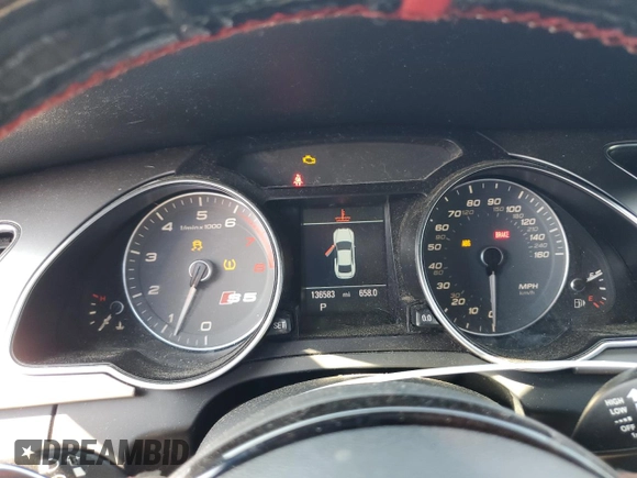 2013 Audi S5 Premium Plus z VIN WAUCGAFR3DA006862, wystawiony jako Copart lot #55995305 z przebiegiem 136 583 mil mil oraz Szkoda całkowita • Salvage title. Historia ofert i sprzedaży dostępna na DreamBid. Obrazek 9.
