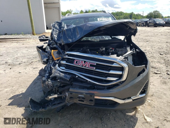 2020 GMC Terrain SLT with VIN 3GKALPEV7LL146223, listed as a Copart auction lot 61415765 with 100,654 mi miles and Salvage title. Bid and sale history available at DreamBid. Image 5.