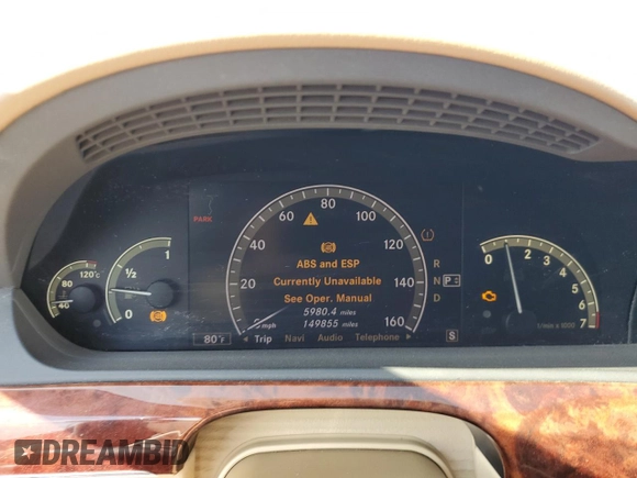 2008 Mercedes-Benz S 550 z VIN WDDNG86X68A175837, wystawiony jako Copart lot #56987915 z przebiegiem 149 855 mil mil oraz Szkoda całkowita • Salvage title. Historia ofert i sprzedaży dostępna na DreamBid. Obrazek 9.