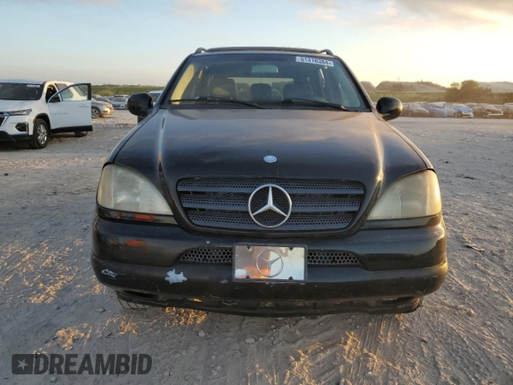 2000 Mercedes-Benz M-Class with VIN 4JGAB54E4YA190212, listed as a Copart auction lot 81318384 with 194,148 mi miles and Clean Title. Bid and sale history available at carsss.com. Image 5.