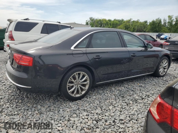 2012 Audi A8 with VIN WAURVAFD7CN026141, listed as a Copart auction lot 49532335 with 201,042 mi miles and Clean Title. Bid and sale history available at DreamBid. Image 3.