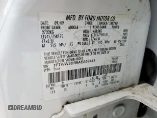 2010 Ford F-350 XL with VIN 1FTWW3DR9AEA59443, listed as a Copart auction lot 61190545 with 147,998 mi miles and Salvage title. Bid and sale history available at DreamBid. Image 12.