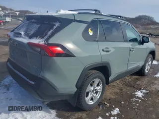 2021 Toyota RAV4 Hybrid XLE with VIN 4T3RWRFV2MU024587, listed as a IAAI auction lot 41496119 with 52,809 mi miles. Bid and sale history available at carsss.com. Image 4.