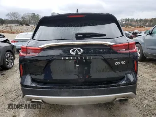 2021 Infiniti QX50 LUXE with VIN 3PCAJ5BA8MF118907, listed as a Copart auction lot 36993633 with 40,465 mi miles. Bid and sale history available at carsss.com. Image 6.