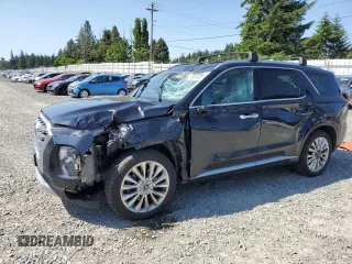 2020 Hyundai Palisade Limited with VIN KM8R5DHE0LU111107, listed as a Copart auction lot 59391925 with 61,232 mi miles and Salvage title. Bid and sale history available at DreamBid. Image 1.