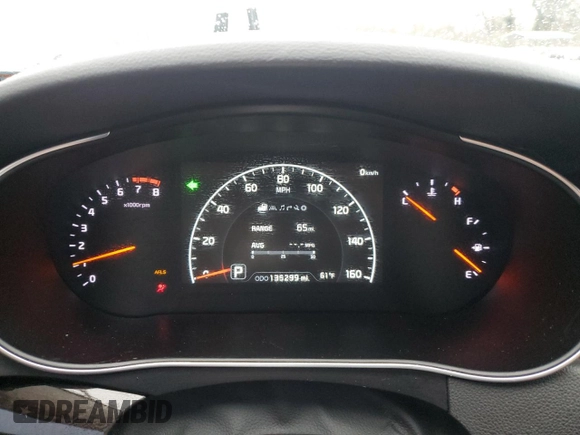 2015 Kia Cadenza Premium with VIN KNALN4D76F5191039, listed as a Copart auction lot 80936574 with 135,299 mi miles and Salvage Title. Bid and sale history available at carsss.com. Image 9.