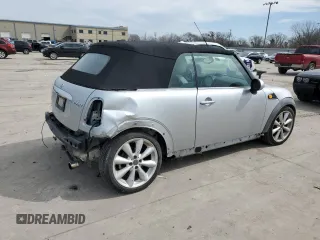 2011 MINI Convertible with VIN WMWZN3C53BTZ89332, listed as a Copart auction lot 45945515 with 25,809 mi miles and Salvage title. Bid and sale history available at DreamBid. Image 3.