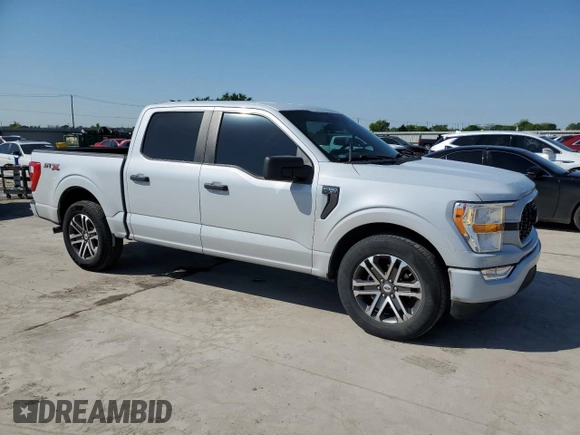 2021 Ford F-150 XL with VIN 1FTEW1CP2MKE92396, listed as a Copart auction lot 50442305 with 44,627 mi miles and Clean title. Bid and sale history available at DreamBid. Image 4.