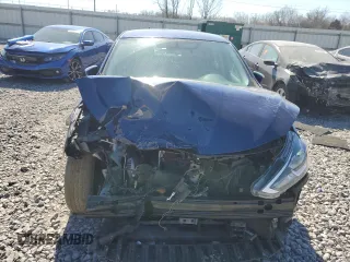 2019 Nissan Sentra SV with VIN 3N1AB7AP8KY413606, listed as a Copart auction lot 46512725 with 75,669 mi miles and Salvage Title. Bid and sale history available at DreamBid. Image 5.