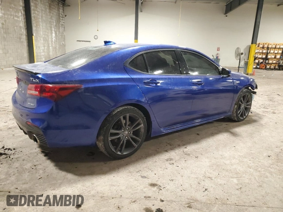 2019 Acura TLX w/Advance Pkg with VIN 19UUB3F82KA801294, listed as a Copart auction lot 89244275 with 118,541 mi miles and Salvage Title. Bid and sale history available at carsss.com. Image 3.