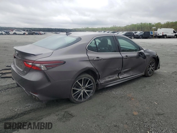 2021 Toyota Camry SE Nightshade with VIN 4T1G11AK3MU465772, listed as a Copart auction lot 51304515 with 62,216 mi miles and Salvage Title. Bid and sale history available at carsss.com. Image 3.