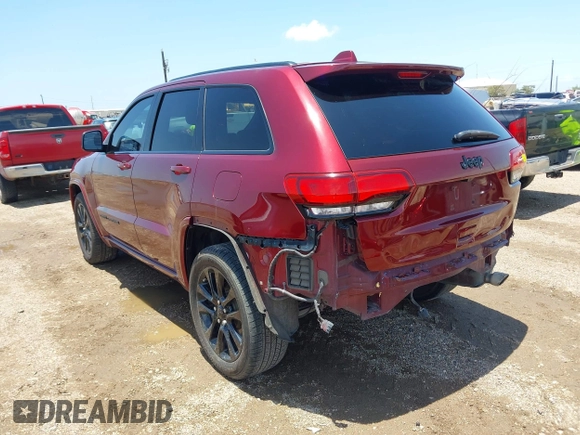 2019 Jeep Grand Cherokee Altitude with VIN 1C4RJFAG1KC619257, listed as a IAAI auction lot 42352249 with 72,562 mi miles and . Bid and sale history available at DreamBid. Image 3.