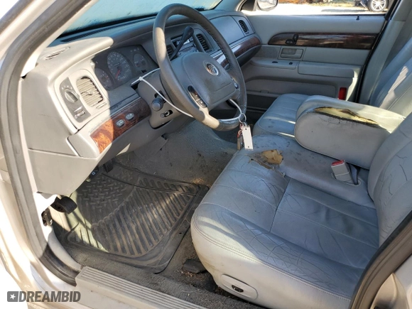 2004 Mercury Grand Marquis LS Premium with VIN 2MHFM75W04X671536, listed as a Copart auction lot 70319104 with 165,989 mi miles and Clean Title. Bid and sale history available at carsss.com. Image 7.