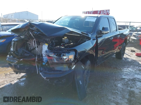 2022 Ram 1500 Big Horn with VIN 1C6SRFBT5NN202973, listed as a IAAI auction lot 41623935 with 45,045 mi miles and . Bid and sale history available at DreamBid. Image 6.