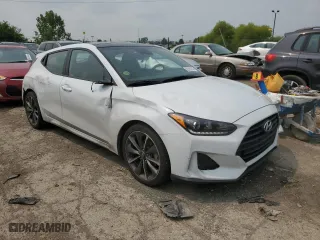 2020 Hyundai Veloster 2.0 with VIN KMHTG6AFXLU020800, listed as a Copart auction lot 59589763 with 73,367 mi miles. Bid and sale history available at carsss.com. Image 4.