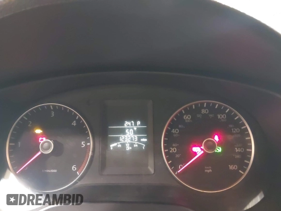 2012 Volkswagen Jetta TDI with VIN 3VWLL7AJXCM031579, listed as a IAAI auction lot 41227325 with 123,273 mi miles and . Bid and sale history available at DreamBid. Image 7.