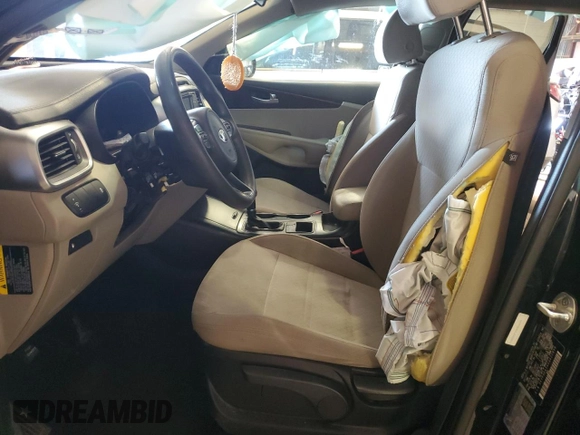 2018 Kia Sorento LX V6 with VIN 5XYPGDA5XJG422896, listed as a Copart auction lot 46865955 with 0 mi miles and Salvage Title. Bid and sale history available at carsss.com. Image 7.