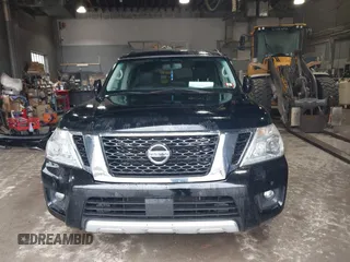 2017 Nissan Armada Platinum z VIN JN8AY2NC3H9502265, wystawiony jako IAAI lot #41816720 z przebiegiem 126 477 mil mil oraz . Historia ofert i sprzedaży dostępna na DreamBid. Obrazek 12.