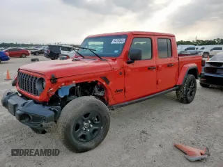2024 Jeep Gladiator Nighthawk z VIN 1C6HJTAG7RL127120, wystawiony jako Copart lot #54783845 z przebiegiem 2 284 mil mil oraz Szkoda całkowita • Salvage title. Historia ofert i sprzedaży dostępna na DreamBid. Obrazek 1.