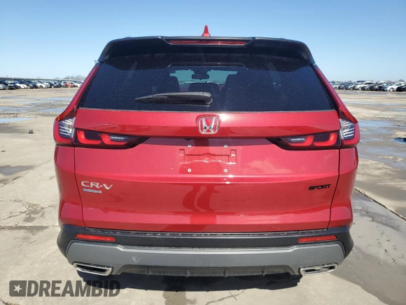 2024 Honda CR-V Sport with VIN 7FARS5H58RE016142, listed as a Copart auction lot 47860065 with 12,699 mi miles and Salvage Title. Bid and sale history available at DreamBid. Image 6.