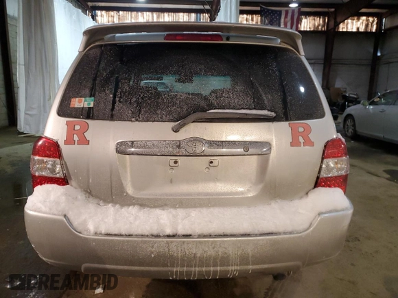2006 Toyota Highlander z VIN JTEEW21A160019815, wystawiony jako Copart lot #89141995 z przebiegiem 174 721 mil mil oraz Szkoda całkowita • Salvage title. Historia ofert i sprzedaży dostępna na DreamBid. Obrazek 6.