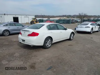 2012 Infiniti G37 x with VIN JN1CV6AR7CM971706, listed as a IAAI auction lot 41816874 with 218,511 mi miles. Bid and sale history available at carsss.com. Image 4.