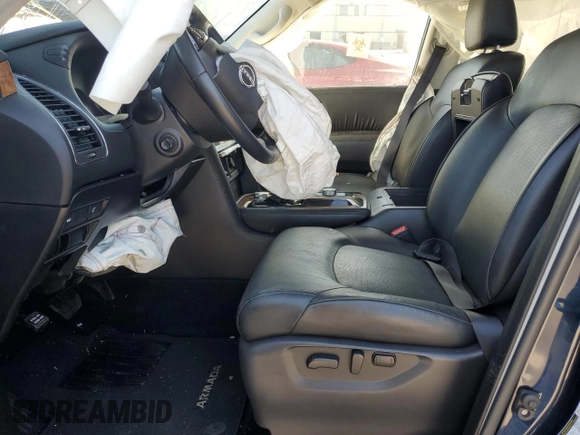2022 Nissan Armada SL with VIN JN8AY2BDXN9677573, listed as a Copart auction lot 74205564 with Not Provided miles and Salvage Title. Bid and sale history available at carsss.com. Image 7.