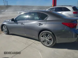2014 Infiniti Q50 with VIN JN1BV7AP0EM673520, listed as a IAAI auction lot 41287915 with 178,339 mi miles. Bid and sale history available at carsss.com. Image 15.