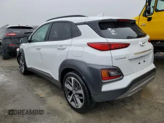2021 Hyundai Kona Ultimate with VIN KM8K53A54MU657397, listed as a Copart auction lot 69861792 with 23,127 mi miles. Bid and sale history available at carsss.com. Image 2.