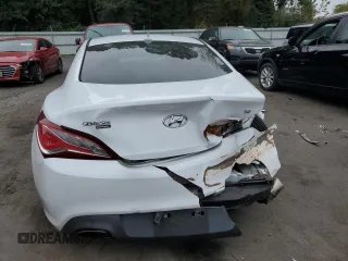 2015 Hyundai Genesis Coupe 3.8L Base z VIN KMHHT6KJ6FU125651, wystawiony jako Copart lot #72545964 z przebiegiem Nie podano mil oraz Szkody całkowita. Historia ofert i sprzedaży dostępna na DreamBid. Obrazek 6.