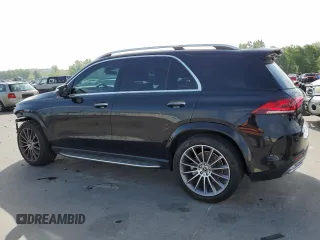 2021 Mercedes-Benz GLE 350 with VIN 4JGFB4KB2MA570877, listed as a Copart auction lot 58074685 with 15,253 mi miles and Salvage title. Bid and sale history available at DreamBid. Image 2.