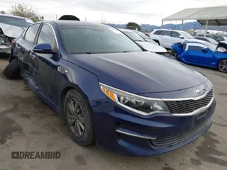 2016 Kia Optima LX Turbo with VIN 5XXGT4L19GG082224, listed as a IAAI auction lot 40990759 with 67,986 mi miles. Bid and sale history available at carsss.com. Image 1.