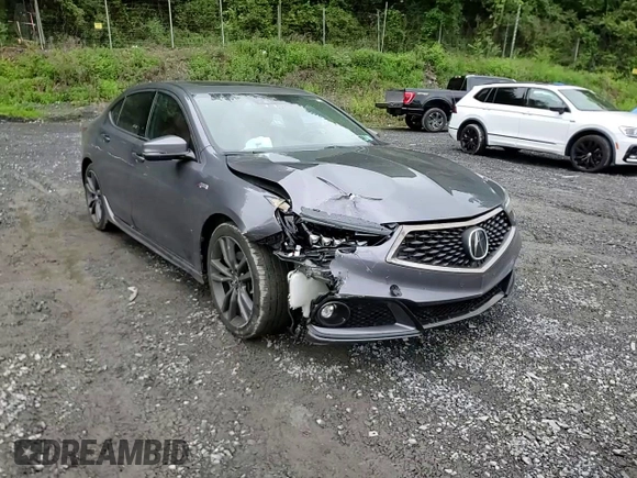 2020 Acura TLX w/A-Spec Pkg with VIN 19UUB1F68LA015505, listed as a Copart auction lot 58099605 with 107,948 mi miles and Salvage title. Bid and sale history available at DreamBid. Image 13.