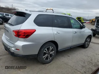 2017 Nissan Pathfinder Platinum with VIN 5N1DR2MN2HC672950, listed as a Copart auction lot 51101995 with 123,943 mi miles and Clean Title. Bid and sale history available at carsss.com. Image 3.