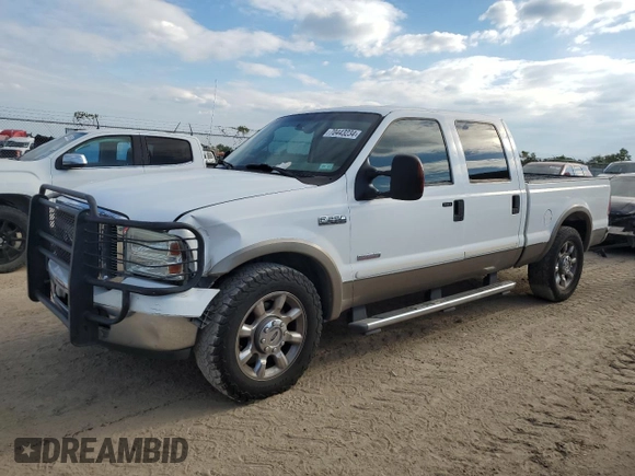 2005 Ford F-250 XL with VIN 1FTSW20P05EB90232, listed as a Copart auction lot 70443234 with 247,353 mi miles and Salvage Title. Bid and sale history available at DreamBid. Image 1.